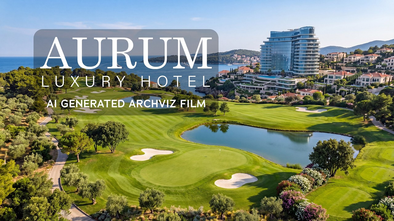 YouTube thumbnail for AURUM Luxury Hotel | Architectural Visualization, created by Rendermotion